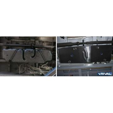 Защита топливного бака Rival для 2,1D сталь 2 мм на задний привод для Mercedes-Benz Sprinter 2009-