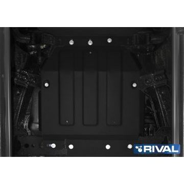 Защита КПП Rival для 2,3TD сталь 3 мм на 4х4 для Mercedes-Benz X-Class 2018-