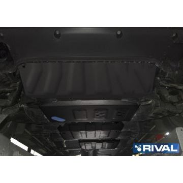 Комплект защит радиатор + картер + КПП + РК сталь 2 мм RIVAL для Mercedes-Benz X-Class, V - 2.3TD; полный привод 2018-