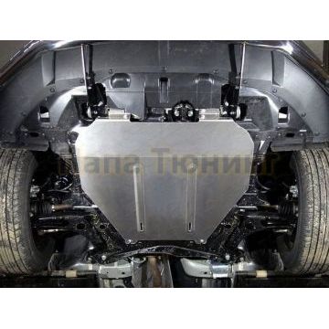 Защиты комплект алюминий 4 мм картера, бак для 4х2 ТСС для Mitsubishi ASX 2010-2016