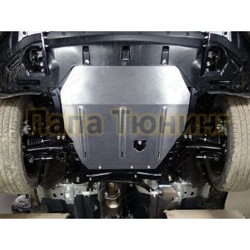 Защита картера и КПП ТСС алюминий 4 мм для Mitsubishi Eclipse Cross 2018-