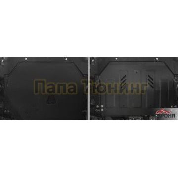 Защита картера и КПП Автоброня для 1,5T сталь 2 мм для Mitsubishi Eclipse Cross 2018-