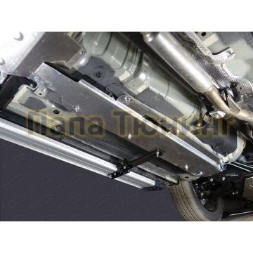 Защита топливопровода ТСС алюминий 4 мм для Mitsubishi Outlander/Eclipse Cross 2015-