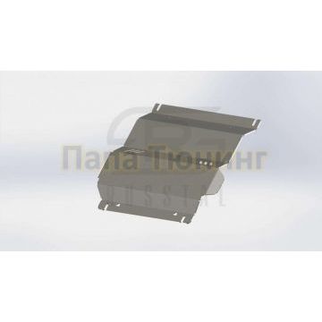 Защита картера Руссталь алюминий 4 мм для Mitsubishi Pajero Sport/L200 2008-2013