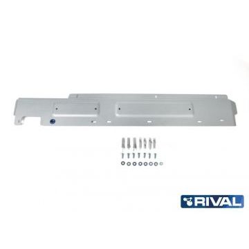 Защита топливных трубок алюминий 4 мм RIVAL для Mitsubishi Eclipse Cross, V - 1.5T; привод - все 2018-2021/Mitsubishi Outlander, V - 2.0; 2.4; 3.0; полный привод 2018-Mitsubishi Outlander, V - 2.0; 2.4; полный привод 2012-2015/Mitsubishi Outlander, V - 2.0; 2.4; полный привод 2015-2018