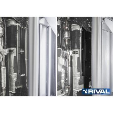 Защита топливных трубок Rival сталь 2 мм для Mitsubishi Eclipse Cross, V - 1.5T; привод - все 2018-