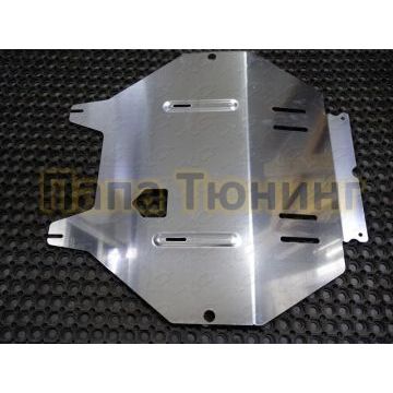 Защита картера на 2,0 и 2,4 ТСС алюминий 4 мм для Mitsubishi Outlander 2012-2018