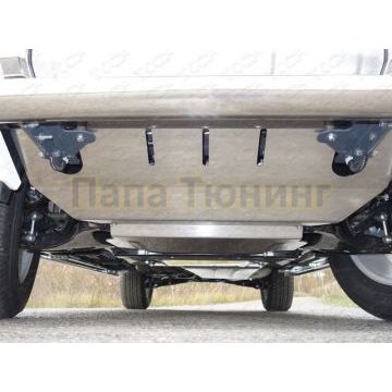 Защита картера ТСС алюминий 4 мм для Mitsubishi Pajero 4 2006-
