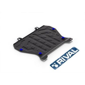 Защита картера + КПП сталь Rival для Nissan Juke, V - 1.6 2017-/Nissan Juke, V - 1.6 2011-2017