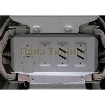 Защита картера Rival для 2,5D/3,0D/4,0 алюминий 6 мм для Nissan Navara/Pathfinder 2004-2015