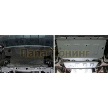 Защита радиатора Rival для 2,5D/3,0D/4,0 алюминий 6 мм для Nissan Navara/Pathfinder 2004-2015