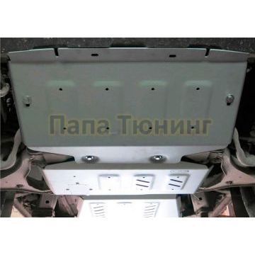 Защита радиатора Rival для 2,5D/3,0D/4,0 алюминий 6 мм для Nissan Navara/Pathfinder 2004-2015