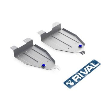 Защита топливного бака алюминий 4 мм Rival для Nissan Murano, V - 3.5 2009-2016/Nissan Murano, V - 3.5 2016-