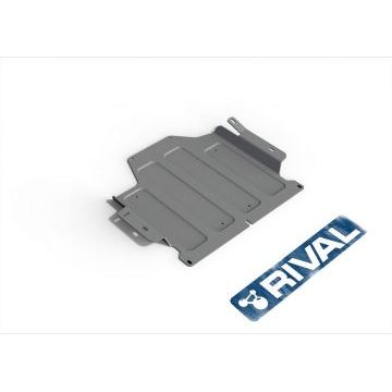Защита КПП Rival для 3,0D и 4,8 алюминий 4 мм для Nissan Patrol 2005-2009