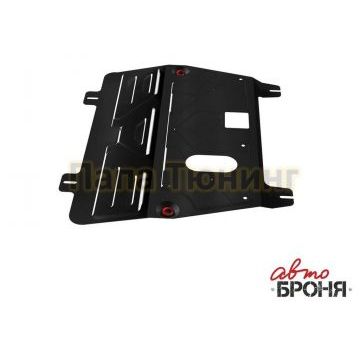Защита картера + КПП сталь 2 мм АвтоБРОНЯ для Nissan Qashqai, V - 1.6; 2.0 2007-2014