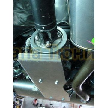 Защита дифференциала (алюминий) 4мм ТСС для Nissan Qashqai 2014 (сборка Великобритания)/Nissan Qashqai 2015- (сборка С-Петербург)/Nissan Qashqai 2019-/Nissan X-Trail (T32) 2015-/2018-/Renault Koleos 2017-