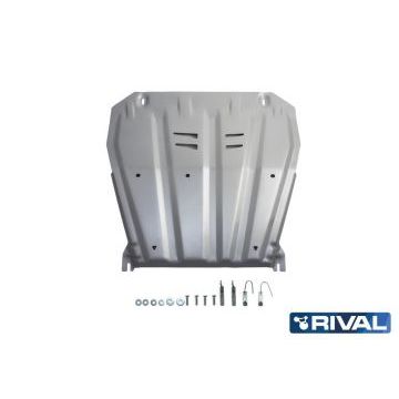 Защита картера + КПП алюминий 4 мм RIVAL для Nissan Qashqai, V - 2.0; полный привод 2019-/Nissan Qashqai, V - 1.2T; 2.0; сборка РФ 2015-2019/Nissan X-Trail, V - 2.0; 2.5 2007-2015/Nissan X-Trail, V - 2.0; 2.5 2015-2018/Nissan X-Trail, V - 2.0; 2.5 2018-/Renault Koleos, V - 2.0; 2.5; 2.0d 2017-2020/Renault Koleos, V - 2.0d; 2.0; 2.5 2008-2017