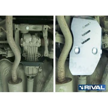 Защита редуктора алюминий 4 мм RIVAL для Nissan Qashqai, V - 2.0; полный привод 2015-2019/Nissan Qashqai, V - 2.0; полный привод 2019-/Nissan X-Trail, V - 2.0; 2.5 2018-/Nissan X-Trail, V - 2.0; 2.5; полный привод 2015-2018/Renault Koleos, V - 2.0; 2.5; 2.0d; полный привод 2017-2020
