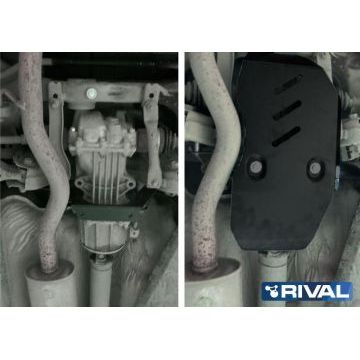 Защита редуктора Rival сталь 2 мм для Nissan X-Trail, V - 2.0; 2.5; полный привод 2015-