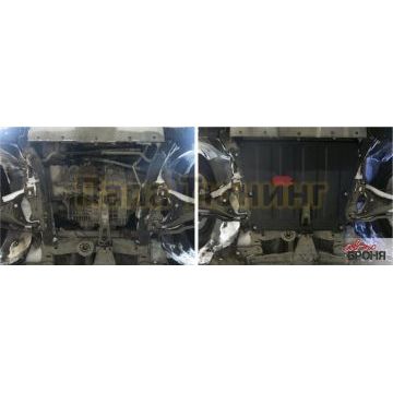 Защита картера + КПП АвтоБРОНЯ сталь 2 мм Renault Kaptur, 1.6; 2.0 2016-