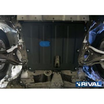 Защита картера + КПП Rival сталь 2 мм для Renault Kaptur, 1.6; 2.0 2016-