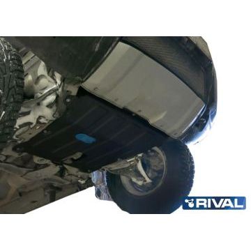 Защита картера + КПП Rival сталь 2 мм для Renault Kaptur, 1.6; 2.0 2016-