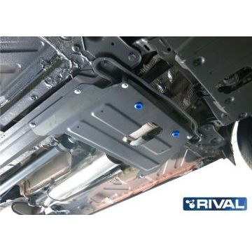 Защита кислородного датчика Rival для 1,6 и 2,0 алюминий 4 мм для Nissan Terrano/Renault Duster/Kaptur 2015-