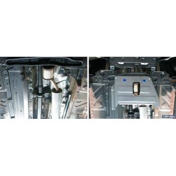 Защита кислородного датчика Rival для 1,6 и 2,0 алюминий 4 мм для Nissan Terrano/Renault Duster/Kaptur 2015-