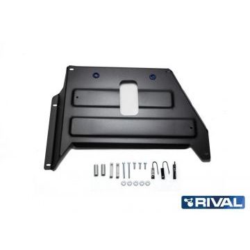 Защита кислородного датчика Rival для 1,6 и 2,0 сталь 2 мм на 4х4 для Nissan Terrano/Renault Duster/Kaptur 2015-