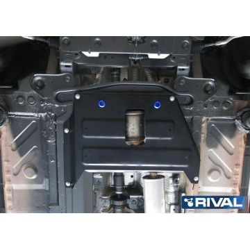 Защита кислородного датчика Rival для 1,6 и 2,0 сталь 2 мм на 4х4 для Nissan Terrano/Renault Duster/Kaptur 2015-