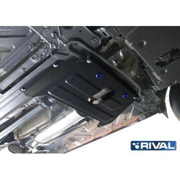 Защита кислородного датчика Rival для 1,6 и 2,0 сталь 2 мм на 4х4 для Nissan Terrano/Renault Duster/Kaptur 2015-