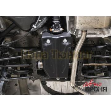 Защита редуктора АвтоБРОНЯ сталь 2 мм 1,6/2,0/1,5dCi для Nissan Terrano/Renault Duster/Kaptur/Arkana 2011-