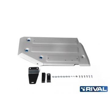 Защита топливного бака алюминий 4 мм RIVAL для Nissan Terrano, V - 1.6; 2.0; передний привод 2014-2016/Nissan Terrano, V - 1.6; 2.0; передний привод 2016-/Renault Arkana, V - 1.3T; 1.6; передний привод 2019-/Renault Duster, V - 1.6; 2.0; передний привод 2011-2015/Renault Duster, V - 1.6; 2.0; передний привод 2015-2021/Renault Duster, V - 1.6; передний привод 2021-/Renault Kaptur, V - 1.6; передний привод 2016-2020/ Renault Kaptur, V - 1.6; передний привод 2020-