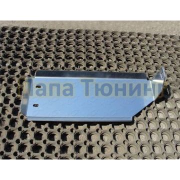 Защита дифференциала (алюминий) 4мм ТСС для Nissan Terrano 2014-2019/Nissan Terrano 2020-/Renault Duster 2015-/Renault Kaptur 2016-