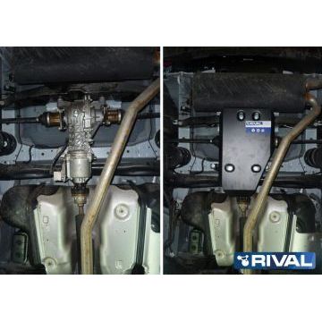 Защита редуктора Rival для 1,4 и 1,8 сталь 2 мм на 4х4 для Opel Mokka 2012-2016