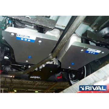 Защита топливного бака Rival для 1,8 алюминий 4 мм для Opel Mokka 2012-2016