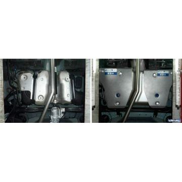 Защита топливного бака Rival для 1,8 алюминий 4 мм для Opel Mokka 2012-2016