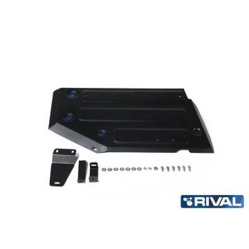 Защита топливного бака Rival сталь 2 мм для Renault Kaptur, V - 1.6; передний привод 2016-