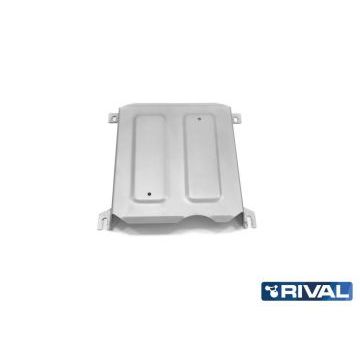 Защита заслонки системы выпуска ОГ алюминий 4 мм RIVAL для Skoda Kodiaq, V - 2.0d (150л.с.) 2017-