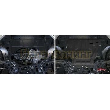 Защита картера + КПП сталь АвтоБроня для Skoda Octavia, V - 1.4; 1.8; 1.6; кроме Webasto 2013-2017/Skoda Octavia, V - 1.4; 1.8; 1.6 2017-