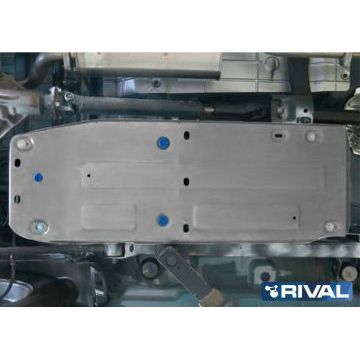 Защита топливного бака Rival алюминий 4 мм для Ssang Yong Rexton, V - 2.7d; 3.2 2007-2017