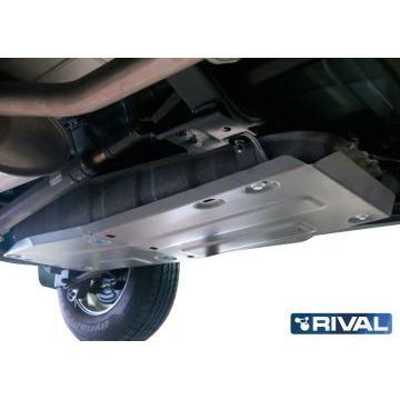 Защита топливного бака Rival алюминий 4 мм для Ssang Yong Rexton, V - 2.7d; 3.2 2007-2017