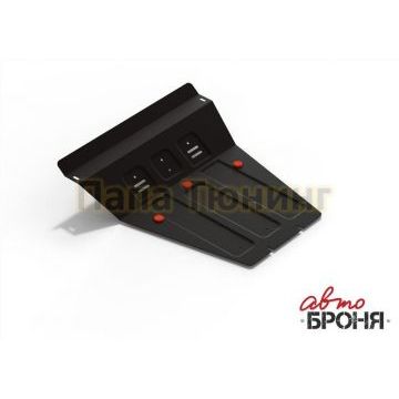 Защита картера сталь АвтоБроня для Ssang Yong Rexton, V - 2.7d; 3.2 2007-2012/Ssang Yong Rexton, V - 2.7d; 3.2 2012-2017