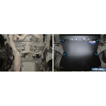 Защита КПП Rival для 2,0 АКПП сталь 2 мм для Subaru Forester 2003-2008