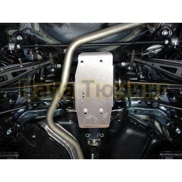 Защита дифференциала (алюминий) 4мм ТСС для Subaru Forester (SJ) 2013- (Turbo)/Subaru Forester (SJ) 2013- (кроме Turbo)