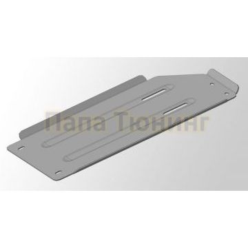 Защита КПП ТСС алюминий 4 мм для Subaru Outback 2012-2014