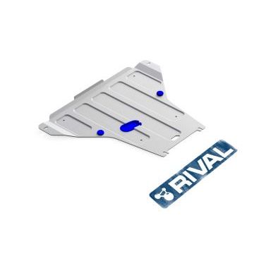 Защита картера алюминий 4 мм Rival для Subaru Outback, V - 2.5 2017-/Subaru Legacy, V - 2.5 2019-/Subaru Outback, V - 2.5 2014-2018