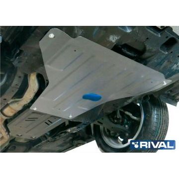 Защита картера алюминий 4 мм Rival для Subaru Outback, V - 2.5 2017-/Subaru Legacy, V - 2.5 2019-/Subaru Outback, V - 2.5 2014-2018