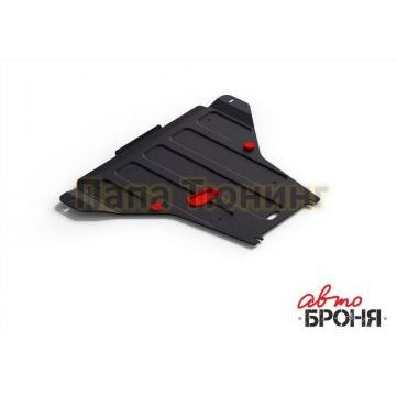 Защита картера сталь АвтоБроня для Subaru Outback, V - 2.5 2014-2018/Subaru Outback, V - 2.5 2017-/Subaru Legacy, V - 2.5 2019-