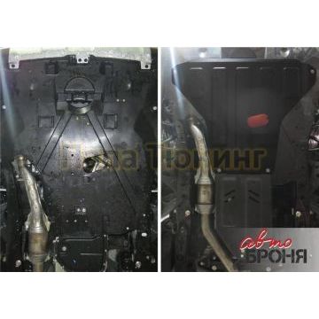 Защита картера сталь АвтоБроня для Subaru Outback, V - 2.5 2014-2018/Subaru Outback, V - 2.5 2017-/Subaru Legacy, V - 2.5 2019-